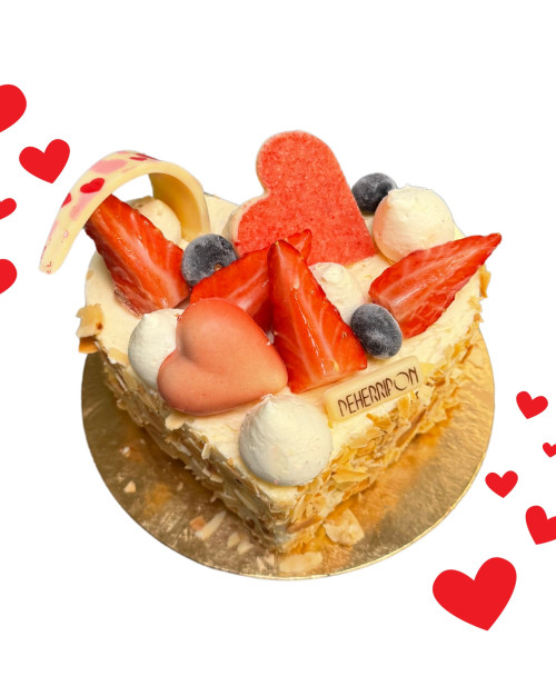 COEUR DUO - FRAISIER 