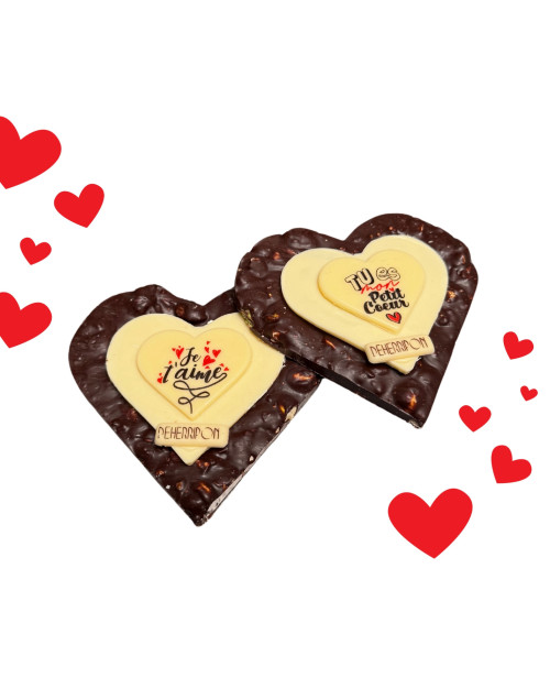 PETIT COEUR - CHOCOLAT  PISTACHE NOISETTE 7.90€