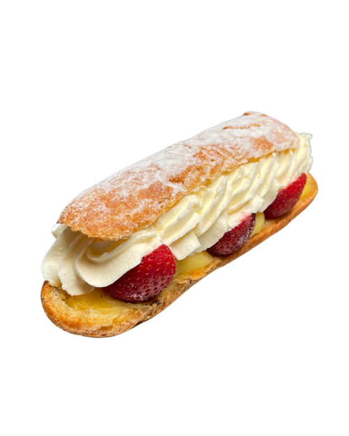 ÉCLAIR CHANTILLY FRAISE - IND.