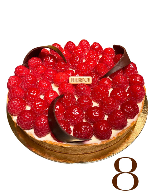 TARTE FRAMBOISES - 8 PERS