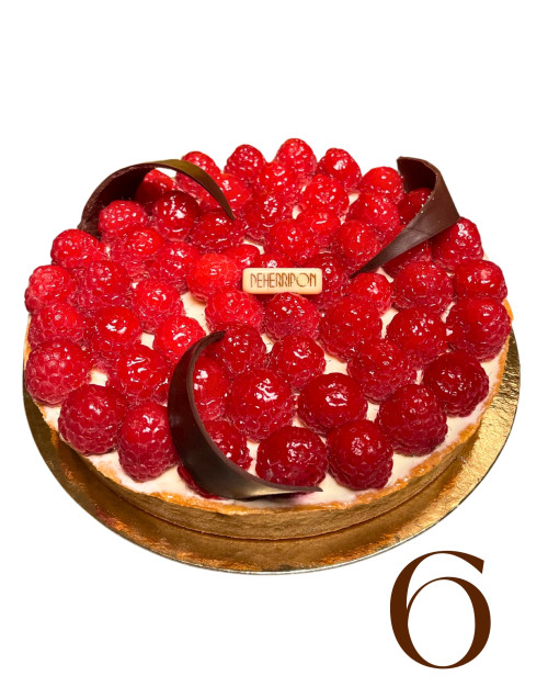 TARTE FRAMBOISES - 6 PERS