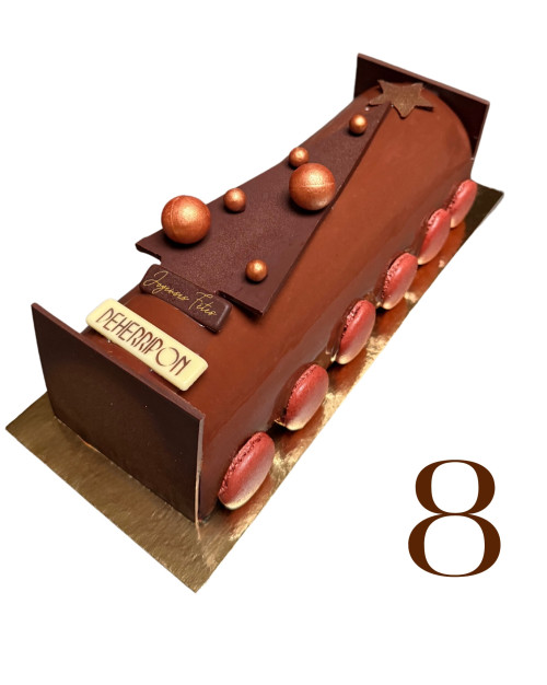 BÛCHE CHOCOLATINE - 8 PERS