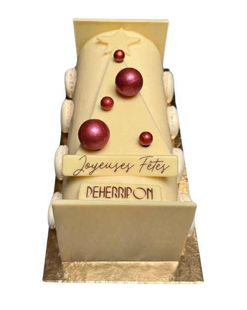 BÛCHE FLEUR DES NEIGES - 8 PERS