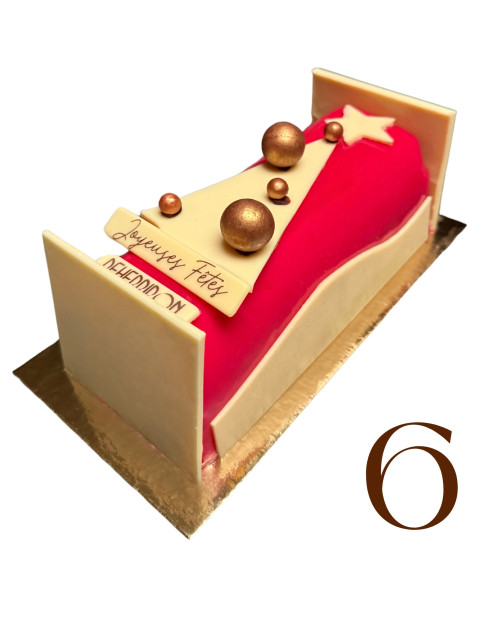 BÛCHE ALLIANCE FRUITS ROUGES - 6 PERS 