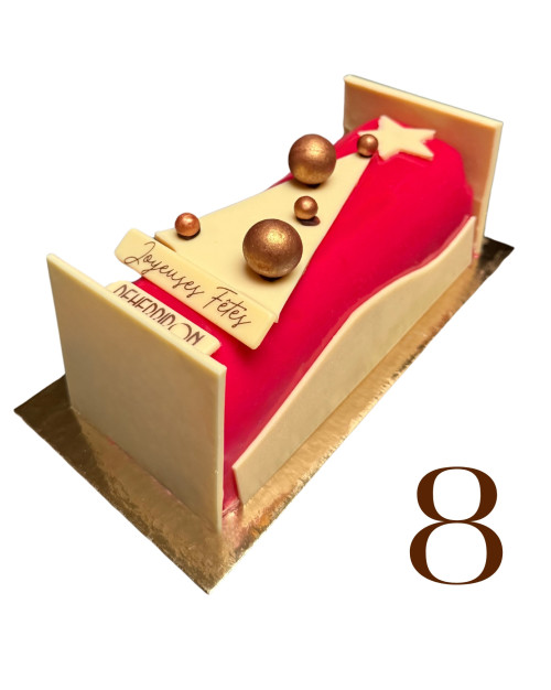 BÛCHE ALLIANCE FRUITS ROUGES - 8 PERS 