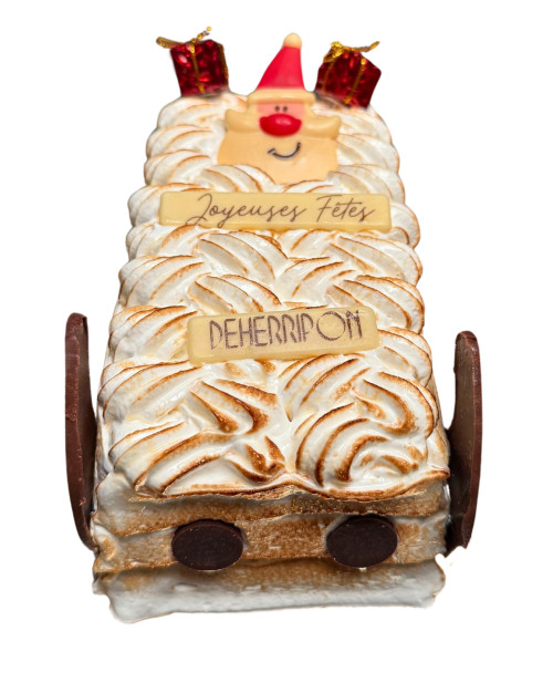 BÛCHE GLACEE TRAINEAU DU PERE NOEL - 6 PERS 