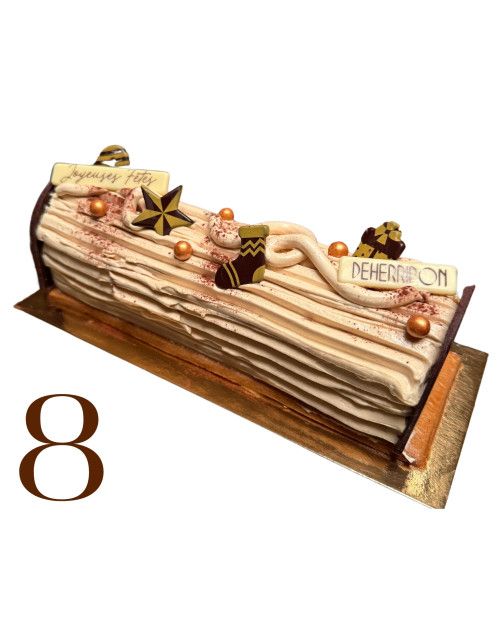 BÛCHE TRADI PRALINE - 8 PERS