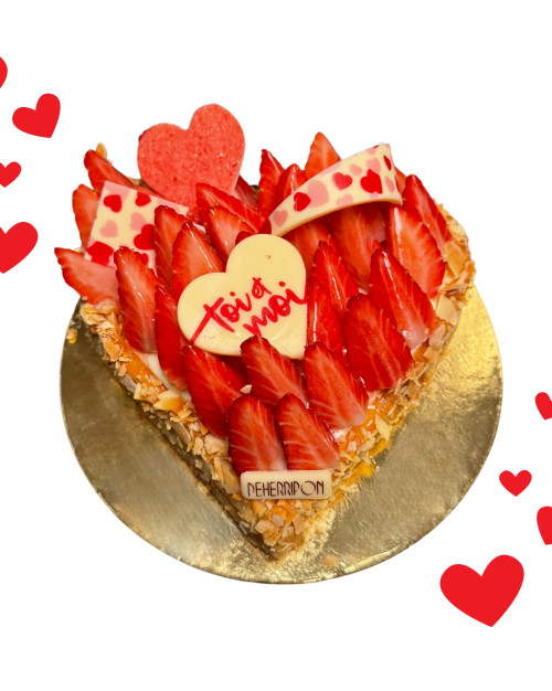 COEUR DUO - TARTE AUX FRAISES