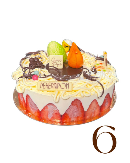 NID GENOISE FRUITS MELANGES - 6 PERS
