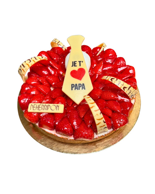 TARTE AUX FRAISES - 6 PERS